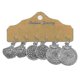 thumbnail image 1 of Vintage Ethnic New Big Fanshape Bronze Earrings Set For Women Bohemian--20909-1|model Code5421, 1 of 3