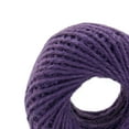thumbnail image 2 of BambooMN 75 Yard, 2mm Crafty Jute Twine Thread Cord String Jute for Artworks, DIY Crafts, Gift Wrapping, Picture Display and Gardening, 3 Balls Purple, 2 of 3