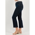 thumbnail image 3 of Roaman's Women's Plus Size Classic Stretch High-Rise Kick-Flare Cropped Jean, 3 of 3