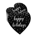 thumbnail image 1 of Inkdotpot Étiquette en Papier Argent Véritable Joyeuses Fêtes 50 Pcs, 1 of 6