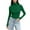 Blackish Green, variant on Womens Basic Tops Women's Turtleneck T-Shirt, Solid Color Long Sleeve Shirts for Women Green L