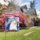 thumbnail image 2 of 4 de Julio Decoraciones Al Aire Libre Patriot Jardín Bandera de Doble Cara Bandera Americana 4 de Julio Día de la Independencia Decoración de la Casa de Campo de la Familia 12x18 Pulgadas, 2 of 6