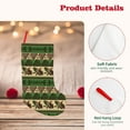 thumbnail image 4 of Lsque Dark Green Vintage Corn Pattern Pattern 18 Inch Christmas Stockings, Festive Holiday Stocking for Christmas Decorations Holiday Decor, 4 of 8