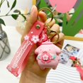 thumbnail image 1 of Venta al por mayor lindo 3D PVC dibujos animados Sanrio Anime llavero Kawaii bolso escolar colgante Sakura Hello kitty Cat Melody llavero regalos, 1 of 4