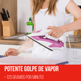 thumbnail image 3 of Plancha De Vapor Disa Home Iron Essential Blanco/Lila Suela Acero Inox 19-10-0-053, 3 of 6