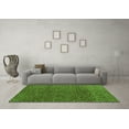 thumbnail image 3 of Ahgly Company Indoor Round Abstract Green Modern Area Rugs, 4' Round, 3 of 4