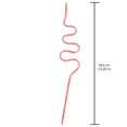 thumbnail image 5 of Christmas Red and White Plastic Swirl Straw, 13.25 in L, 4 Count, , Holiday Time, 5 of 5