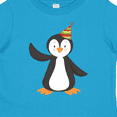 thumbnail image 4 of Inktastic Cute Penguin, Baby Penguin, Penguin with Party Hat Boys or Girls Toddler T-Shirt, 4 of 5
