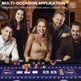 thumbnail image 7 of RayChee 71in Folding Poker Table Sturdy Structure with Comfortable Armrests & Cup Holders Portable Casino Gaming Table for 8 Players, 7 of 7