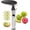 Apple Corer, variant on Small Apple Corer Tool Stainless Steel Cool Kitchen Gadgets Fruits Core Remover for Coring Pears Tomatoes Bell Peppers Fuji Honeycrisp Gala Cupcake Small Vegetables - Black
