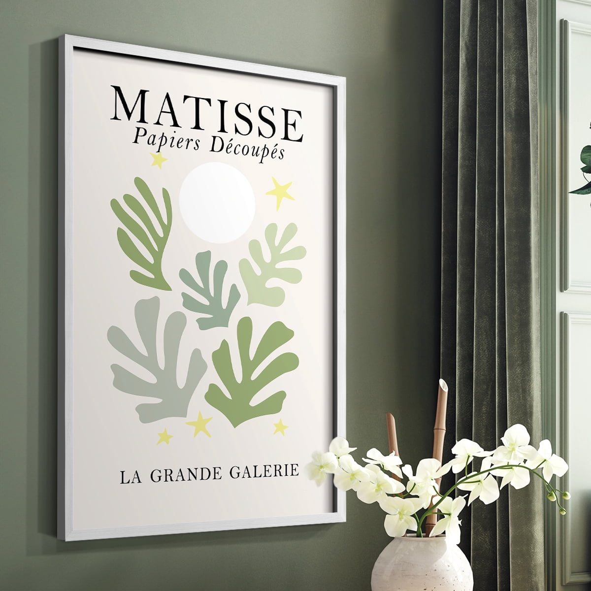 Matisse CCLXXXIV in Solid Wood 11 x 14 Framed Print