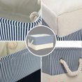 thumbnail image 4 of Unique Bargains Fabric Storage Bin Box with Handles Laundry Baskets Organizer for Closet, 4 of 8