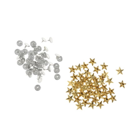 50 Set Star Rivet Rivets Leather Rivet Clothing Rivet Spikes DIY ...