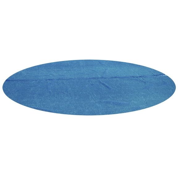 Flowclear: 12' Solar Pool Cover - Round Above Ground Pool Protector, Clean Water Maintenance Accessory, Solar Energy Heats Water, Keep Out Debris