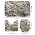thumbnail image 3 of Abstract Oil Painting Shower Curtain Sets with Rugs 4 Piece Rustic, 3 of 8