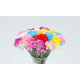 thumbnail image 4 of Xiao Hua 24 flores artificiales de clavel, flores falsas, flores artificiales para decoración de bodas, 4 of 5