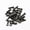 Titanium, variant on M6 50 pcs Fairing Body Inner Hexangular Bolts Screws Socket Cap Head Screw Universal Motorcycle Cafe Racer
