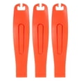 thumbnail image 1 of 3 piezas de palancas de neumáticos para bicicleta ultra resistentes y ligeras, herramienta de extracción de neumáticos de POM, naranja, 1 of 6