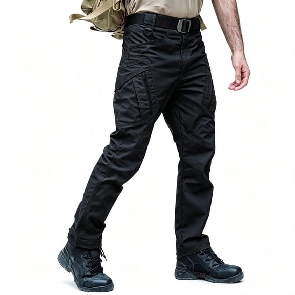 Men's Cargo Pants Regular Fit UPF 50 Sun Protection Hiking Trousers S‑XXL