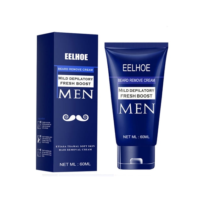 Crema depilatoria permanente, pasta depilatoria, crema para eliminar barba y bigote