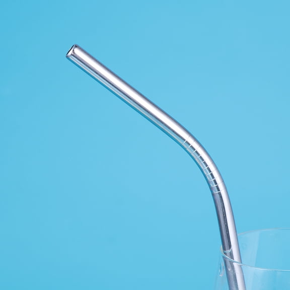 GOOHOCHY Stainless Steel Straws Silver Reusable for Tumblers Goohochy