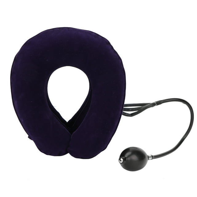 Neck Traction Device, Tightly Fitting Soft Even Inflation Cervical Traction for Elderly for Message