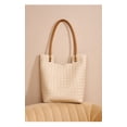 thumbnail image 4 of Genuine Leather Women's Bag Tote Bag Cowhide Woven Bag Large Purse Shoulder Bag, 4 of 4