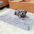 thumbnail image 3 of Mistaha Cozy Memory Foam Pet Bed for Deep Sleep and Comfortable Rest - Gray-White, Size L, 3 of 6