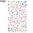 thumbnail image 2 of FunieSuper Thin 3D English Letters Animal Fruit Leaf Nail Sticker Adhesive Decoration, 2 of 7