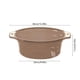 thumbnail image 3 of MTBLYS Lavabo de plástico transparente | Gran capacidad | 3 tamaños disponibles | Ligero | Ideal para baños de dormitorios y residencias estudiantiles | Lavapiés con almacenamiento, 3 of 6