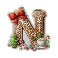 thumbnail image 3 of Pendientes Navideños Letra del Alphabet Christmas Tree Ornaments, Adornos Personalizados DIY Navideños, Colgantes para Árbol de Navidad, Xmas Tree Hanging Decor, Estilo Navideño, Pendientes para, 3 of 9