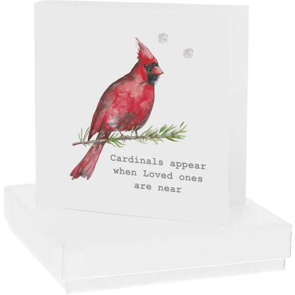 Pavilion Gift Company - Cardinals Appear - 4mm Sterling Silver Cubic Zirconia Stud Earrings