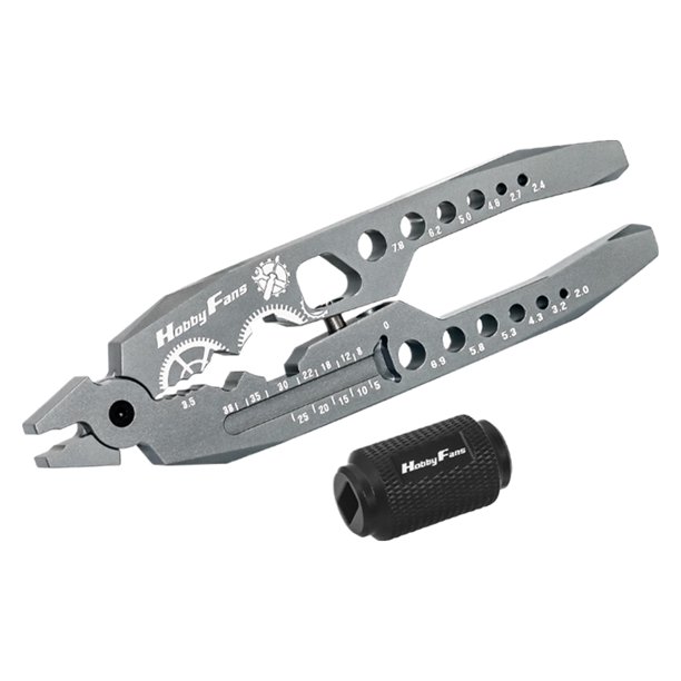 Alicates de amortiguador de metal con llave de rótula reutilizable para coche RC 1/8 1/10