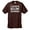 Brown, variant on I'd Rather Be Killing Zombies Zombie Hunter Short Sleeve T-shirt-White-Small