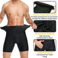 thumbnail image 3 of QRIC Men's Tummy Control Shorts High Waist Slimming Shapewear Body Shaper Briefs, 3 of 6