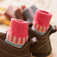 thumbnail image 5 of 5 Pairs Womens Vintage Winter Wool Thick Socks Warm Knit Soft Cozy Causal Crew Sock, 5 of 7
