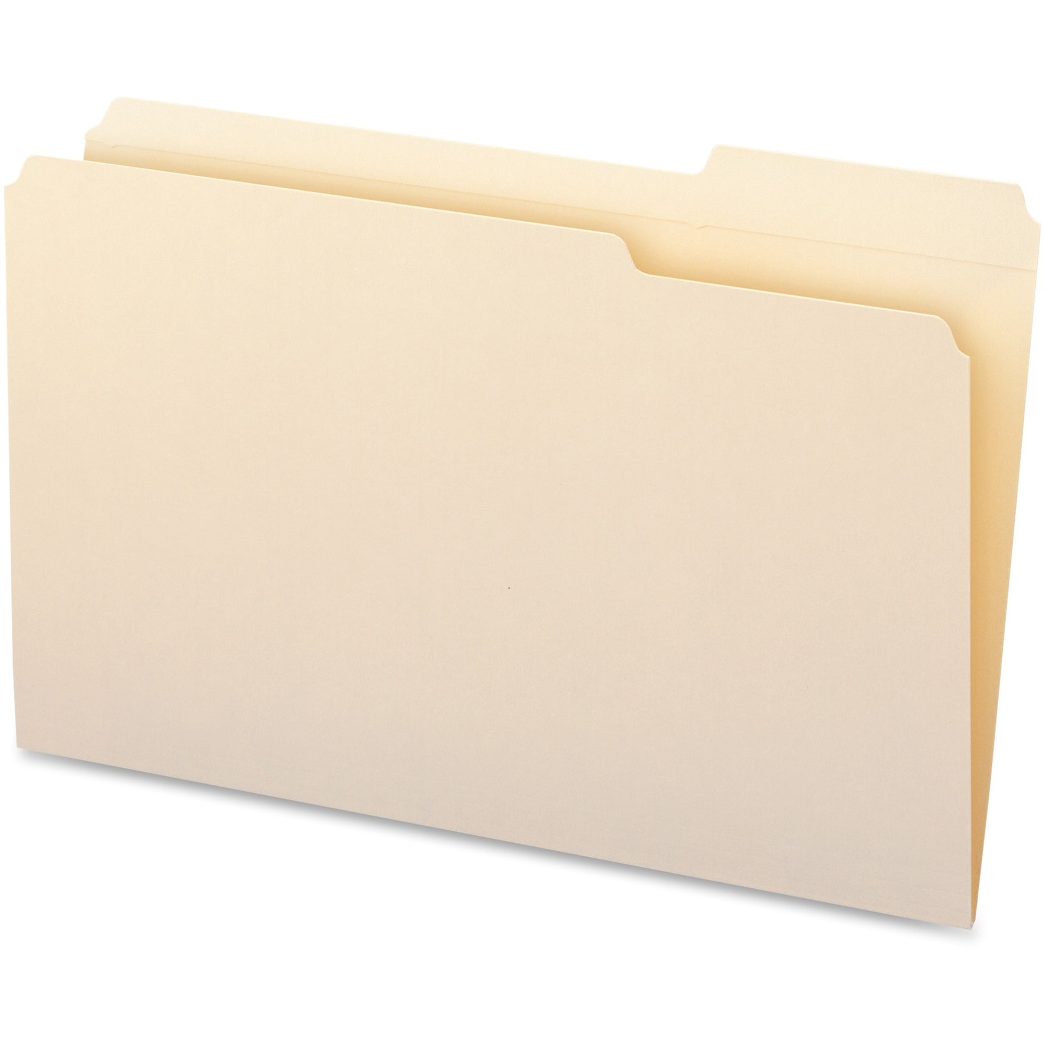 Business Source, BSN99723, 1/3-cut Tab Legal Manila File Folders, 100 / Box, Manila