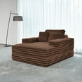 thumbnail image 3 of 55 Inch Chaise Lounge, Sleeper Upholstered Sofa, Modern Oversize Chaise Couch for Living Room, 3 of 9