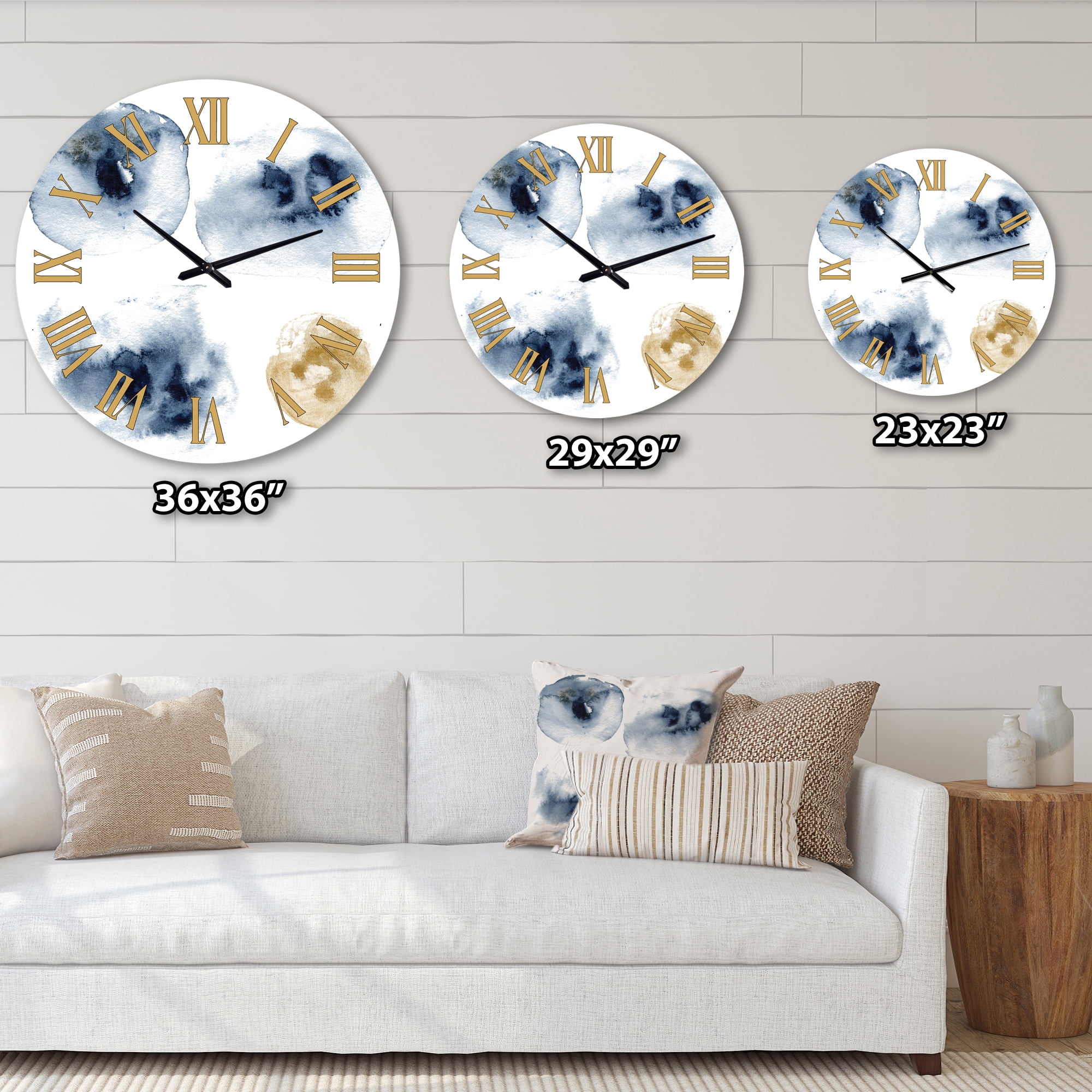 Designart 1 in Quartz Modern/Contemporary Wall Clock