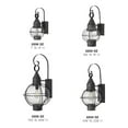thumbnail image 3 of 1 Light Extra Small Outdoor Wall Lantern in Traditional-Coastal Style 7 inches Wide By 14 inches High-Aged Zinc Finish Bailey Street Home, 3 of 4