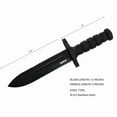 thumbnail image 3 of Dispatch 12" Black Survival Fixed Blade Hunting Knife with Sheath,Bowie Knife for Camping Outdoors, 3 of 9