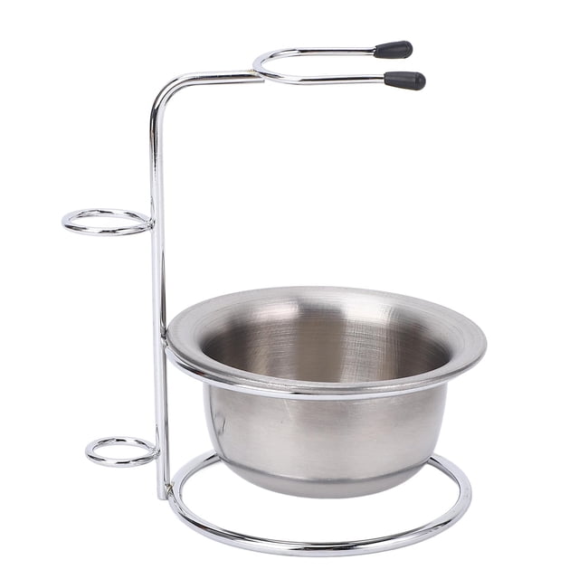 Práctico Soporte Para Cepillo De Afeitar Simple Para Prevenir La Oxidación, Juego De Cuencos Con Soporte De Afeitado, Multifunción Para Cepillo De Barba Y Jabón,