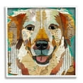 thumbnail image 3 of Stupell Industries Layered Dog Animal Portrait Ephemera Patchwork Collage Graphic Art White Framed Art Print Wall Art, Design by Traci Anderson, 3 of 5