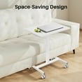 thumbnail image 4 of Smiaoer Overbed Bedside Table, Mobile Standing Desk Adjustable Height, 4 of 6