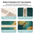 thumbnail image 3 of Sea Turtle Travel Portable Square Jewelry Box Earring Necklace Bracelet Organizer Storage Display Case Holder Stand Decorative Box Organize, 3 of 6