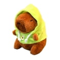 thumbnail image 3 of Capybara Plush Toy Hoodie with Wings Plush Pendant Small Size Stuffed Animals Simulation Doll Birthday Party, 3 of 5