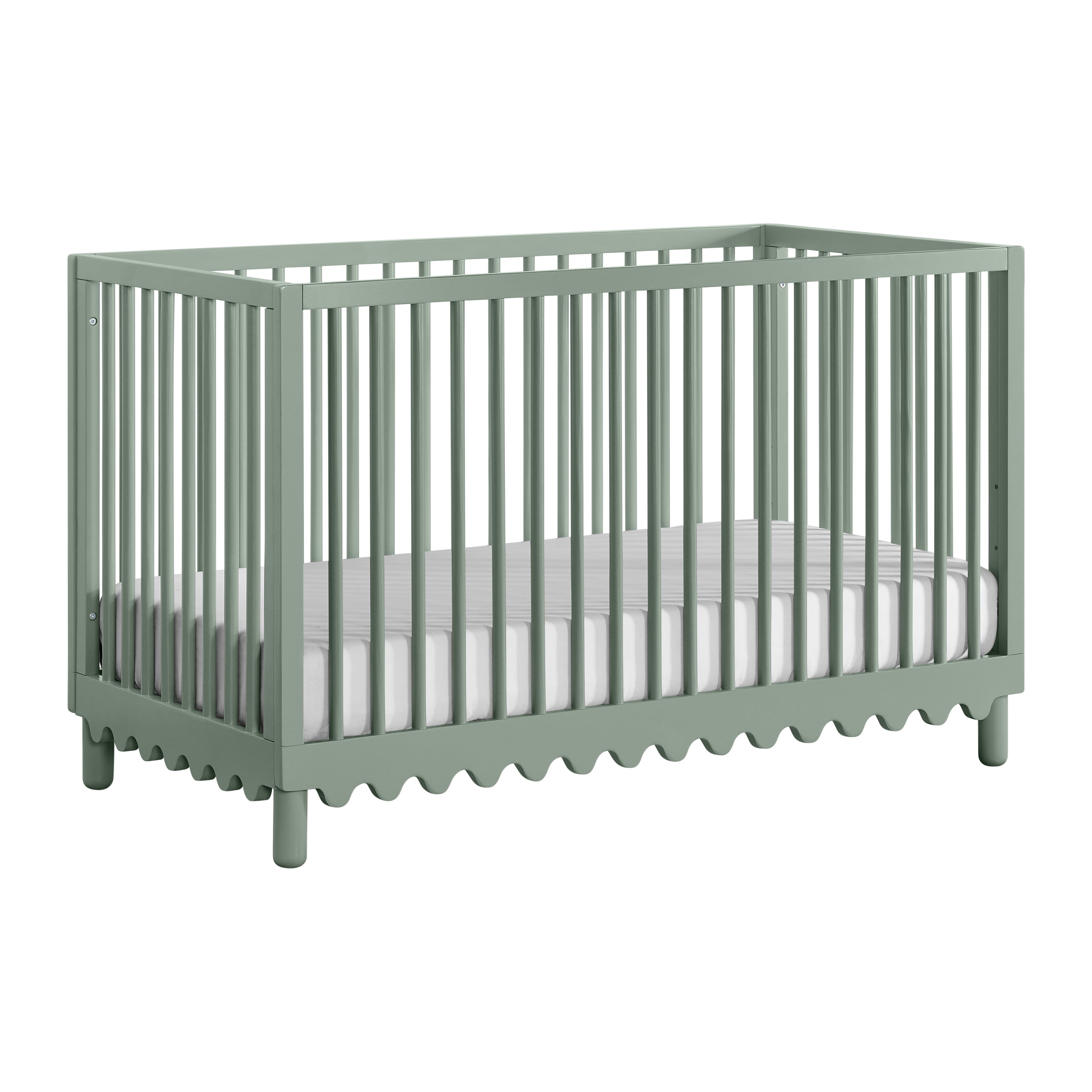 Oxford Baby Sterling Convertible Island Crib Olive Green