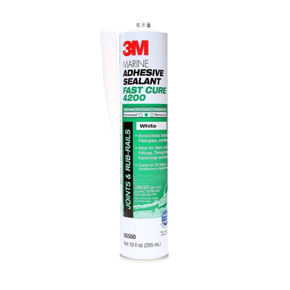 3M COMPANY 05260 3OZ White Marine Sealant