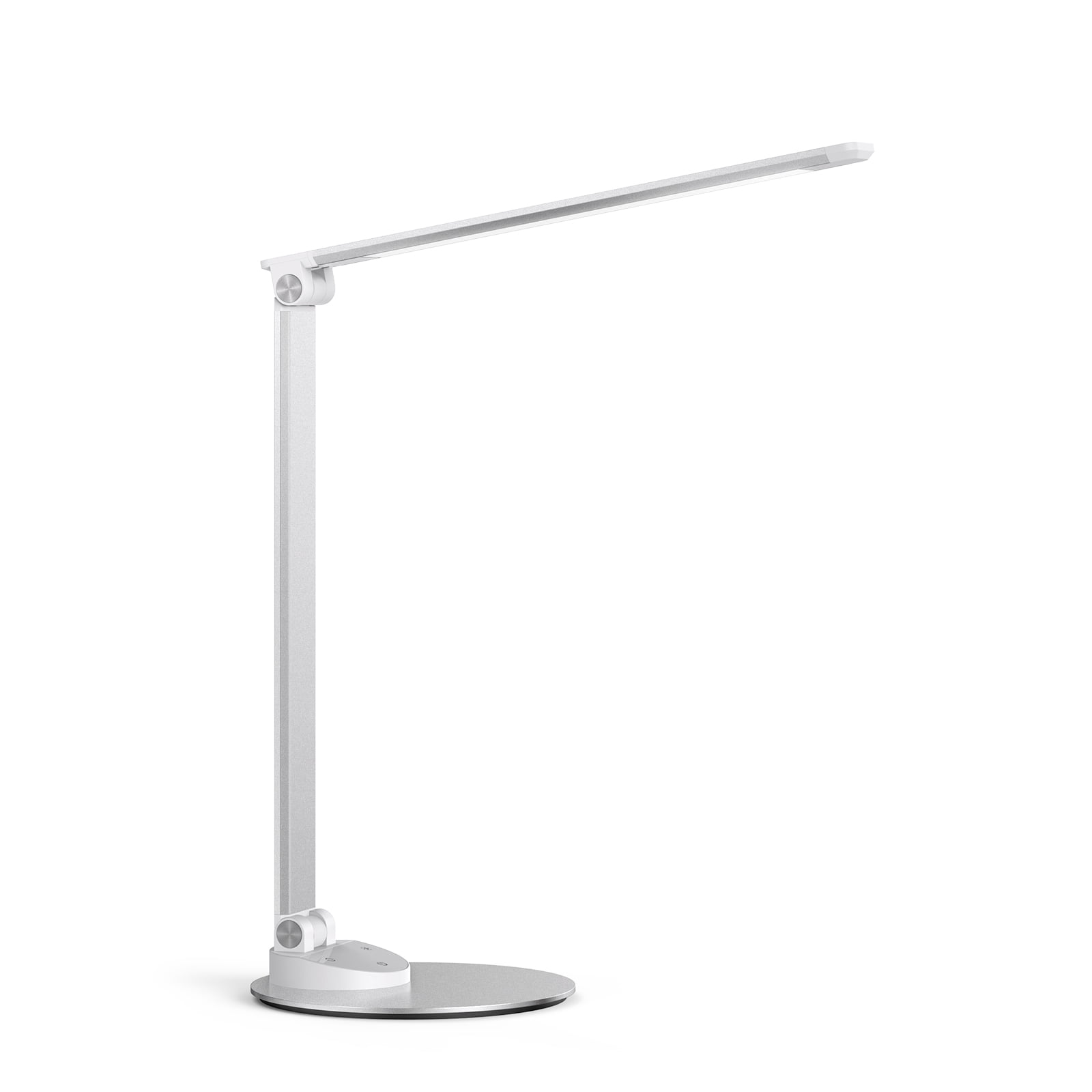 Work Black Eye Care Reading Lamp for Study LED Desk Lamp Touch Control Table Lamps USB Plug-in Powered Dimmable Office Lamp with USB Charging Port 