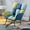 Blue-2, variant on Rocker Glider Chair for Nursery,Modern Rocking Chair with High Backrest and Armrests,Comfy Upholstered Accent Chair Nursing Chair for Bedroom Living Room